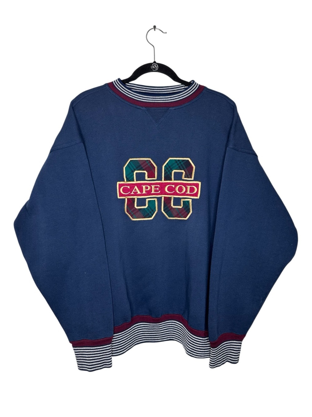 Vintage Cape Cod Navy Men's Crewneck Sweater